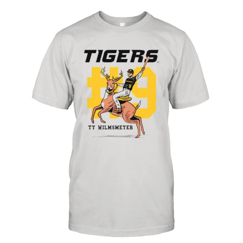 Great Ty Wilmsmeyer Riding Missouri Ncaa Baseball Shirt 