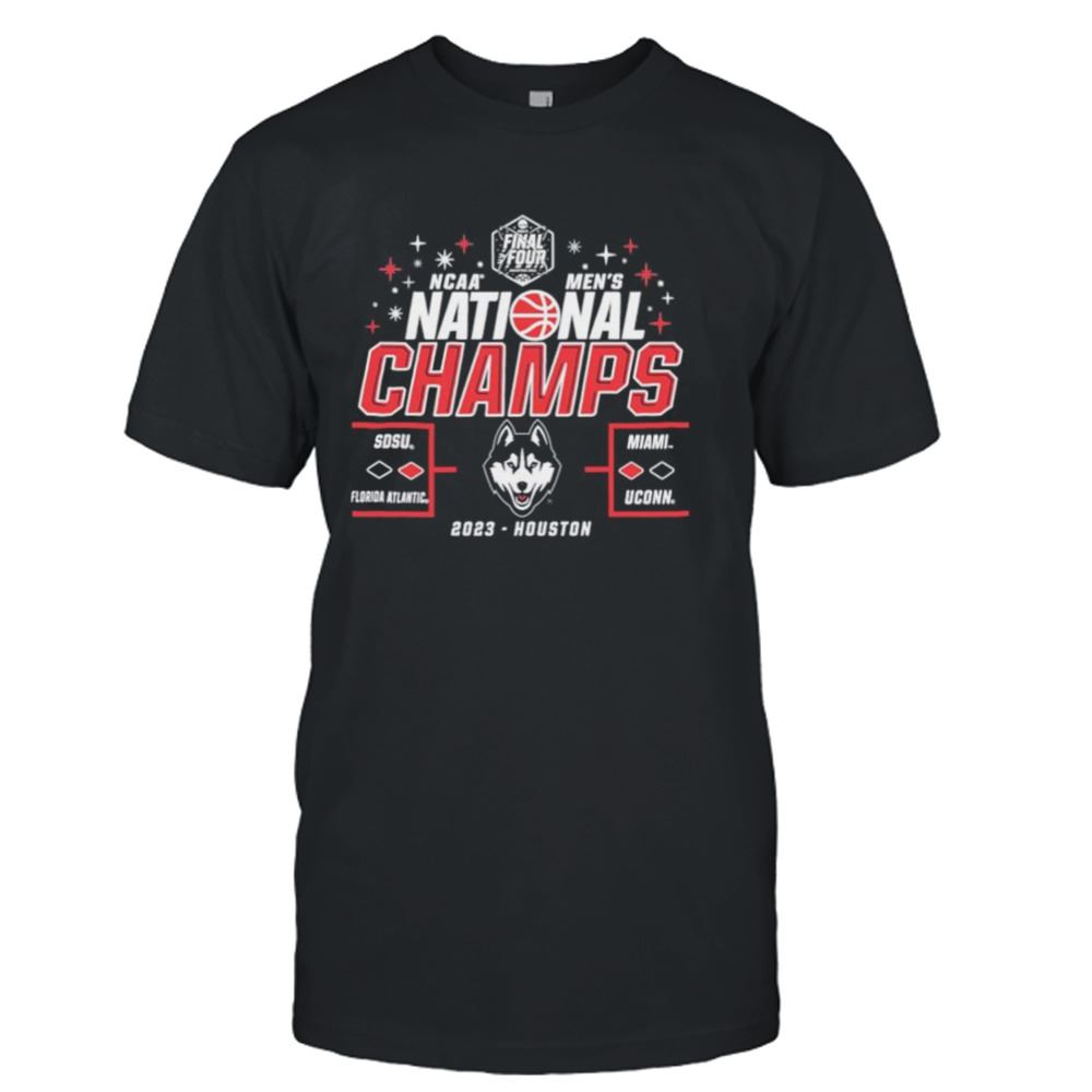 Happy Uconn Huskies 2023 Basketball National Champions Buzzer Stars T-shirt 