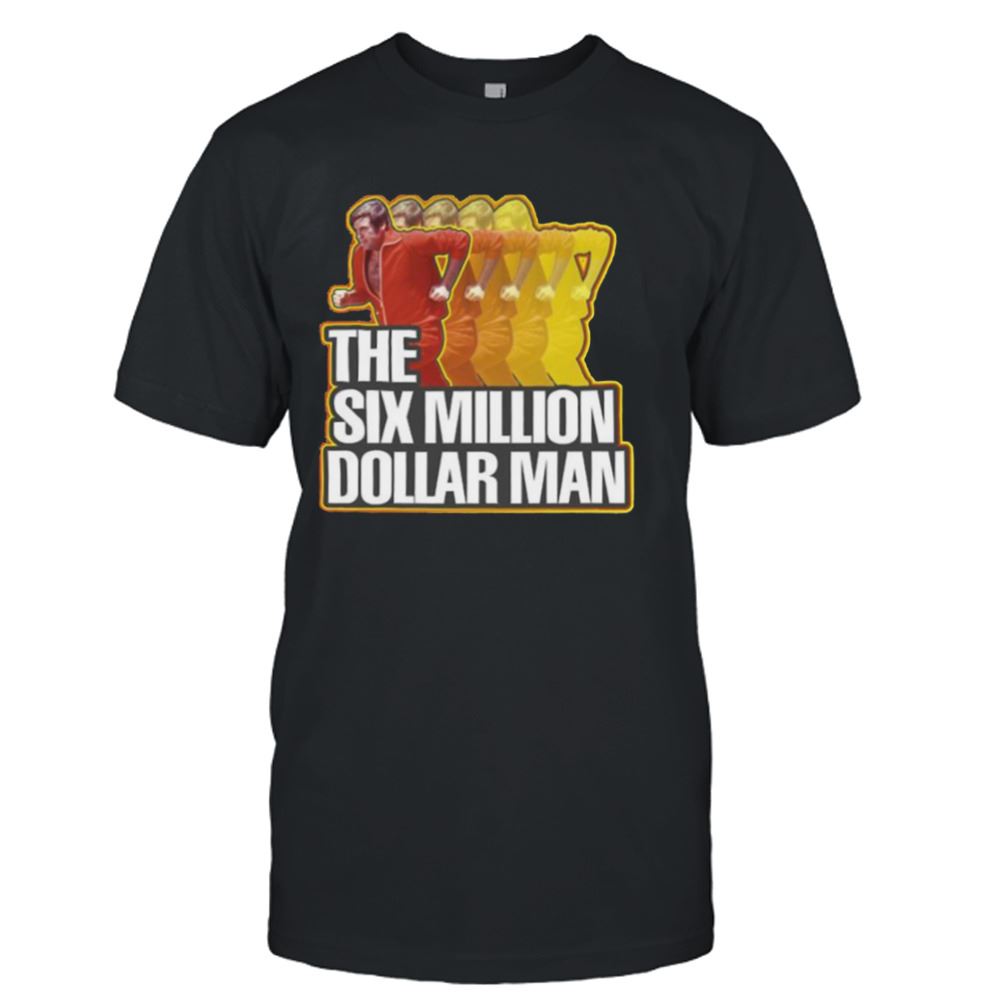 Amazing Vintage Photograp Six Million Dollar Man Shirt 