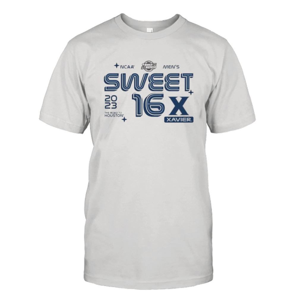 Interesting Xavier University Mens Basketball 2023 Sweet 16 Houston Shirt 