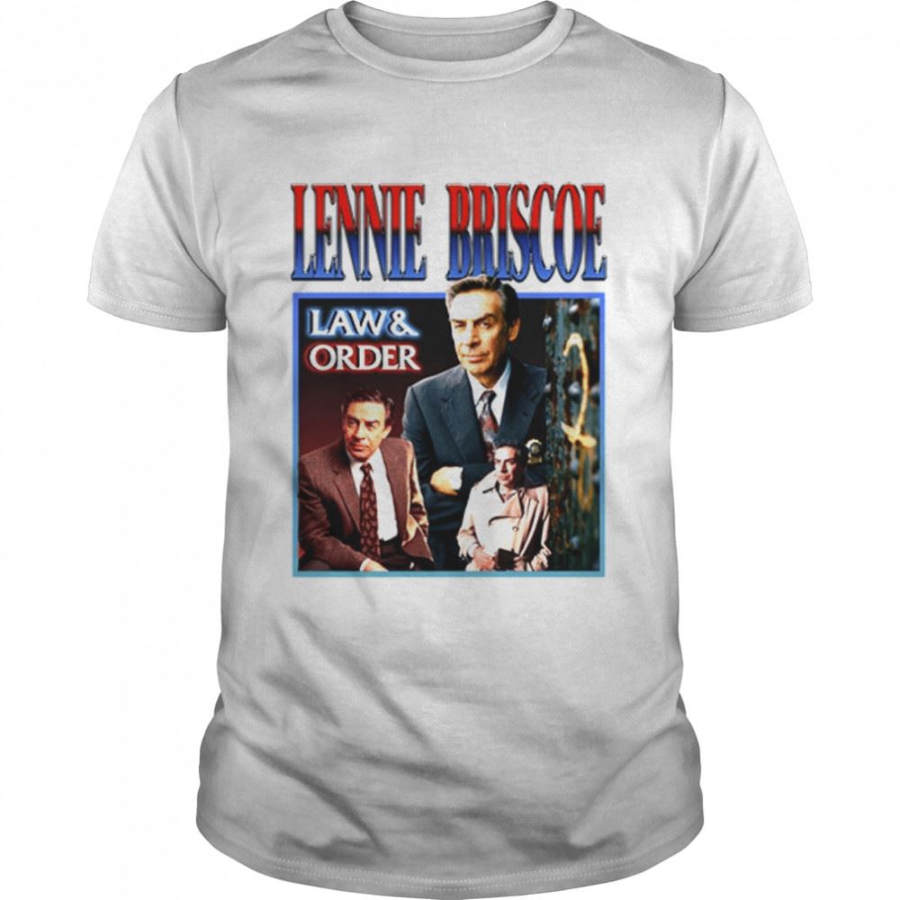 Interesting 90s Vintage Lennie Briscoe Homagefor Law Order Fans Shirt 