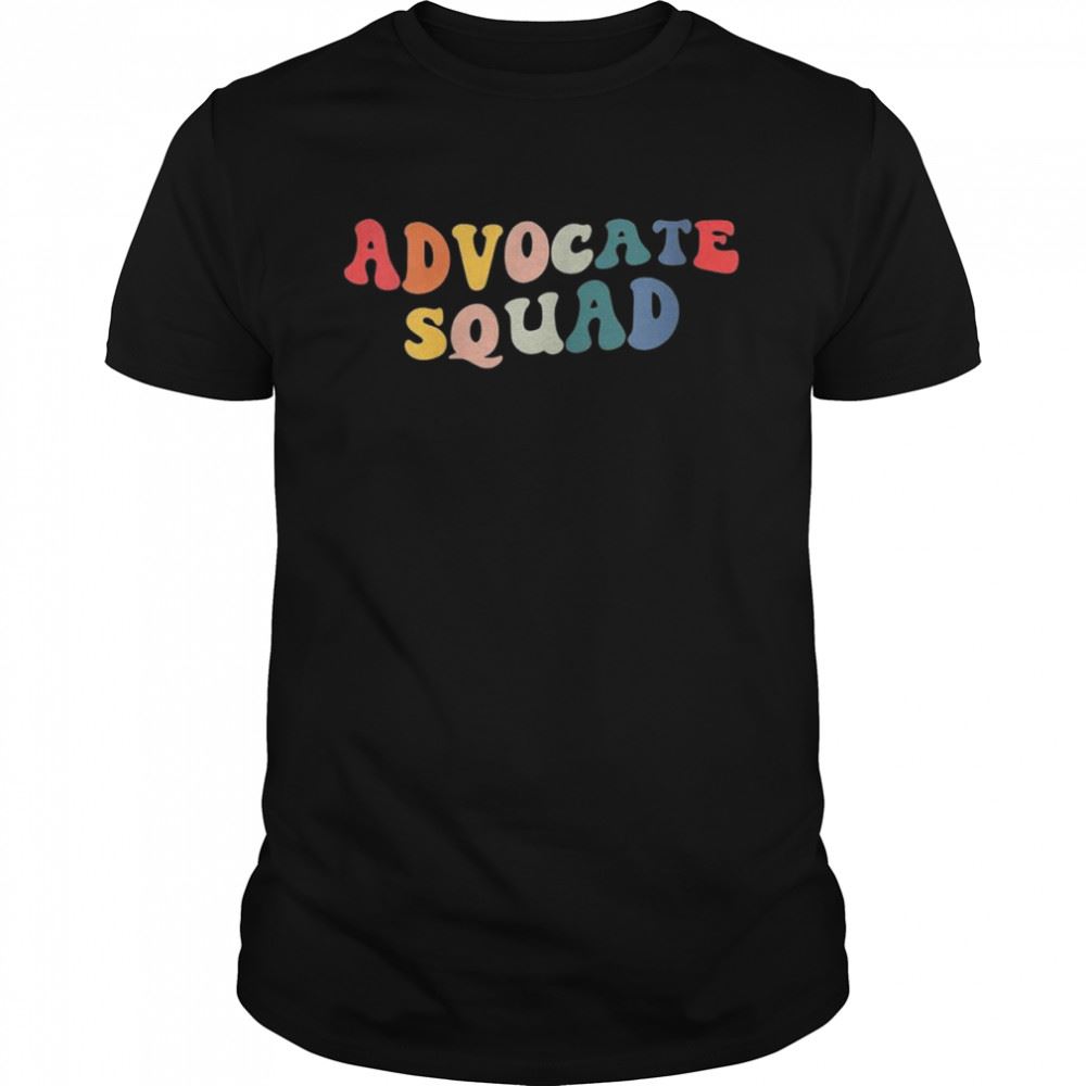 Gifts Advocate Squad Special Education Teacher Autismawareness Shirt 