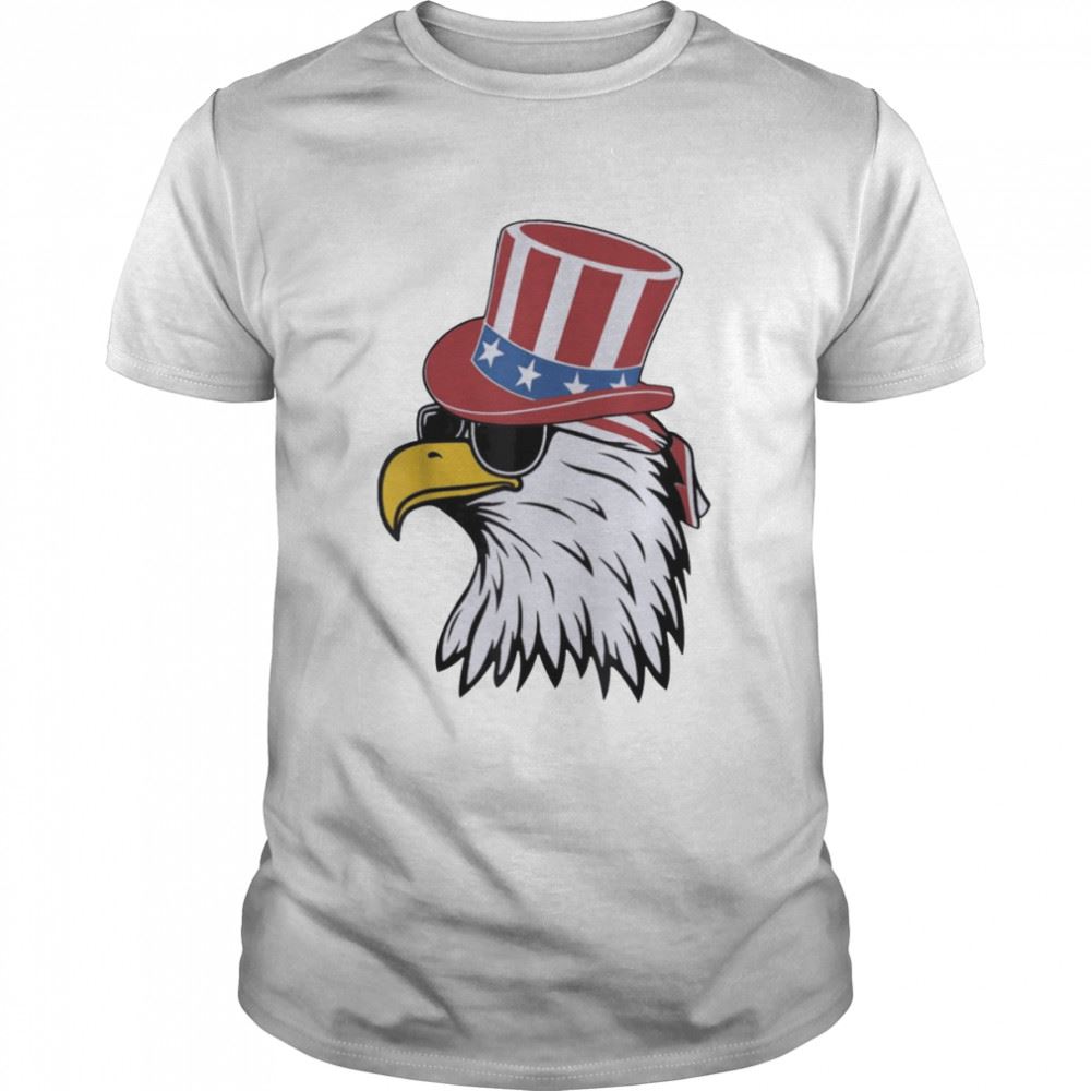Great Awsome Patriotic Eagle Usa 4th Of July American Shirt 