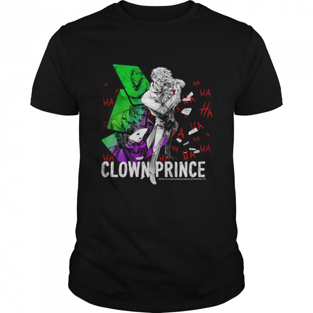 Amazing Batman Joker Clown Prince Cards Shirt 
