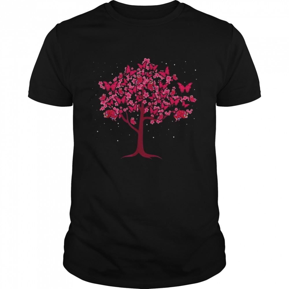 Best Beautiful Insect Cherry Blossom Tree Sakura Butterfly Shirt 