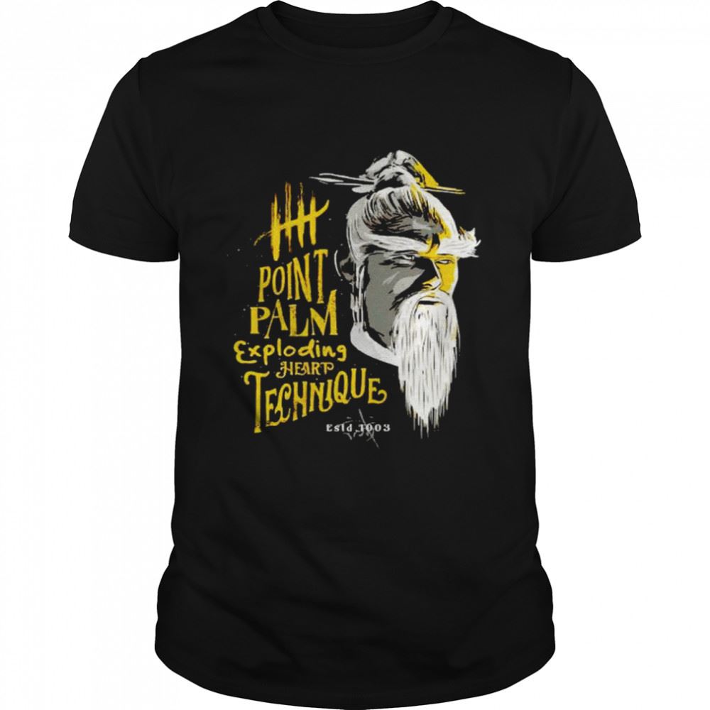 Interesting Best Point Palm Exploding Heart Technique Shirt 