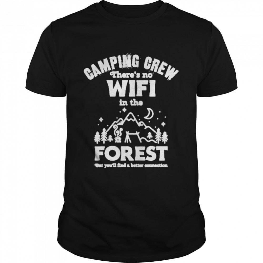 High Quality Camping Crew Family Outdoor Vacation Matching Shirt 