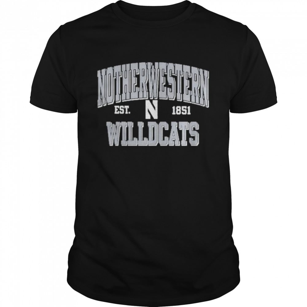 Limited Editon Champion Purple Northwestern Wildcats Est 1851 T-shirt 