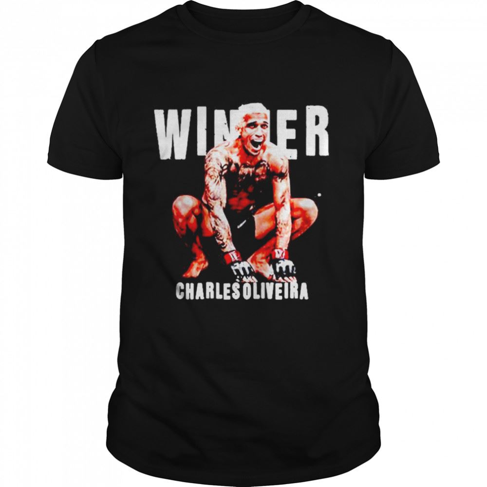 Great Charles Oliveira Winner T-shirt 