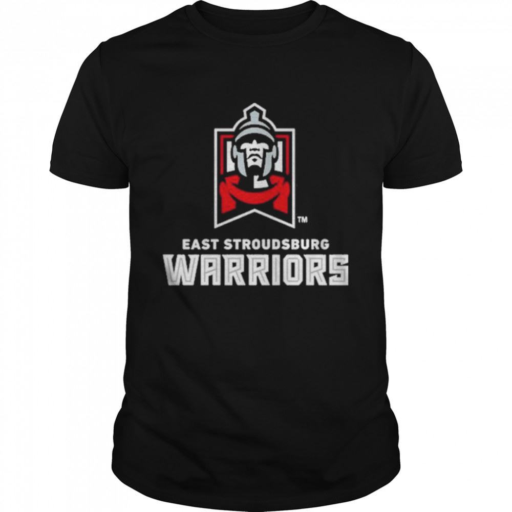 Best East Stroudsburg Warriors Champion Eco Powerblend Logo T-shirt 