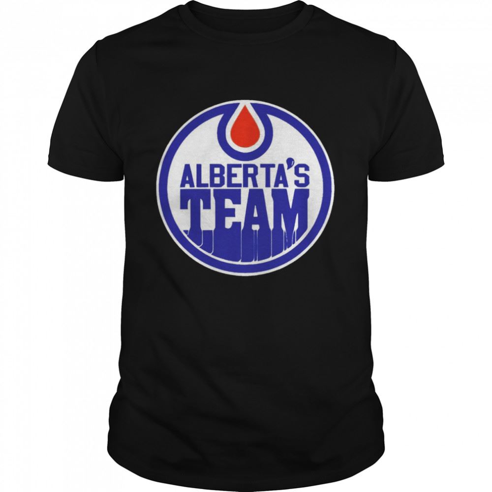 Best Edmonton Oilers Hockey Albertas Team Logo T-shirt 