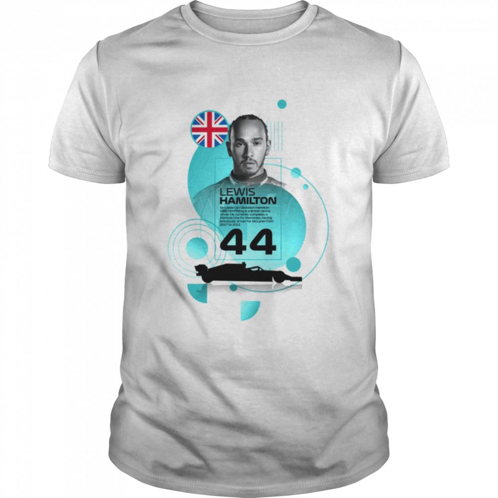 Promotions English Pro Lewis F1 44 T Lewis Hamilton Car Racing Shirt 