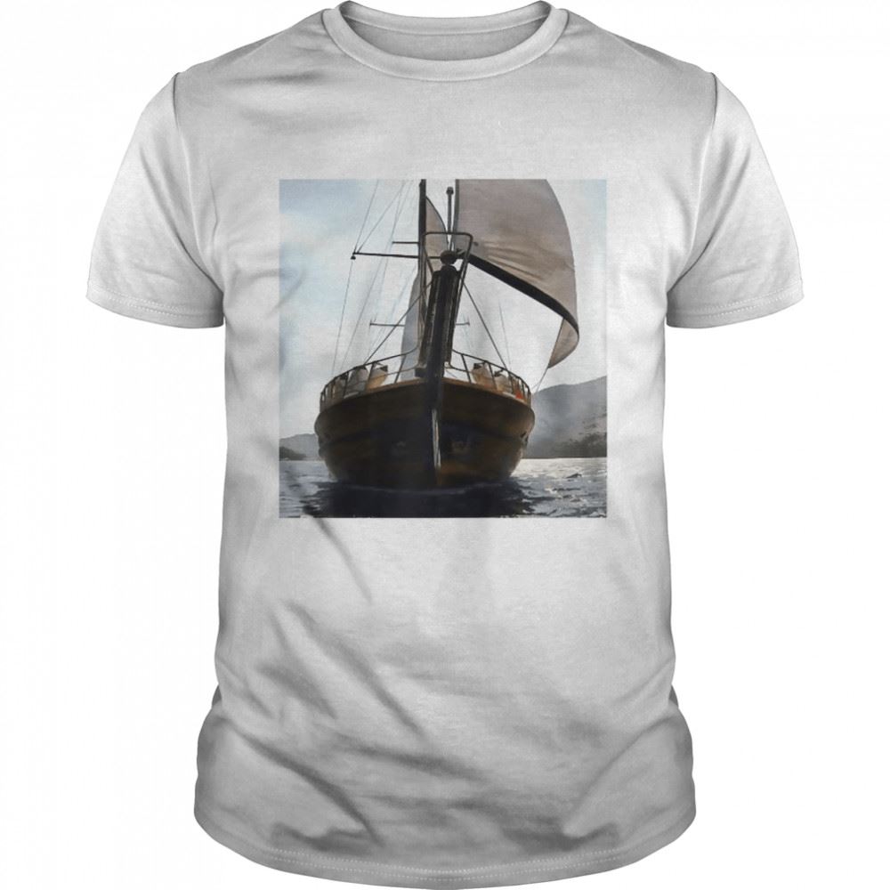 Attractive Gulet Under Sail Sailing Acrylic Shirtpainting Shirt 