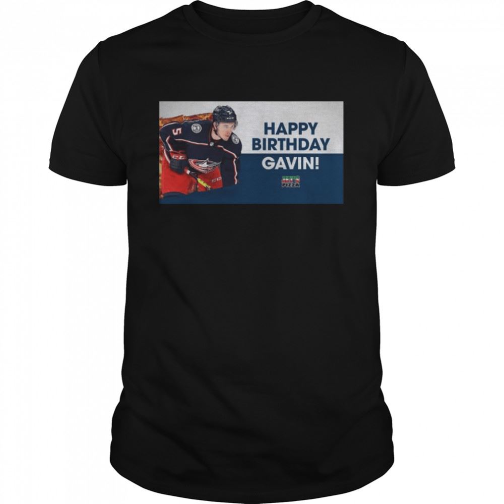 Special Happy Birthday Gavin Jets Pizza T-shirt 