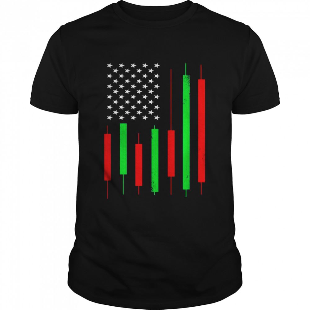 Interesting Hodln Stock Chart American Flag Stock Trader Shirt 