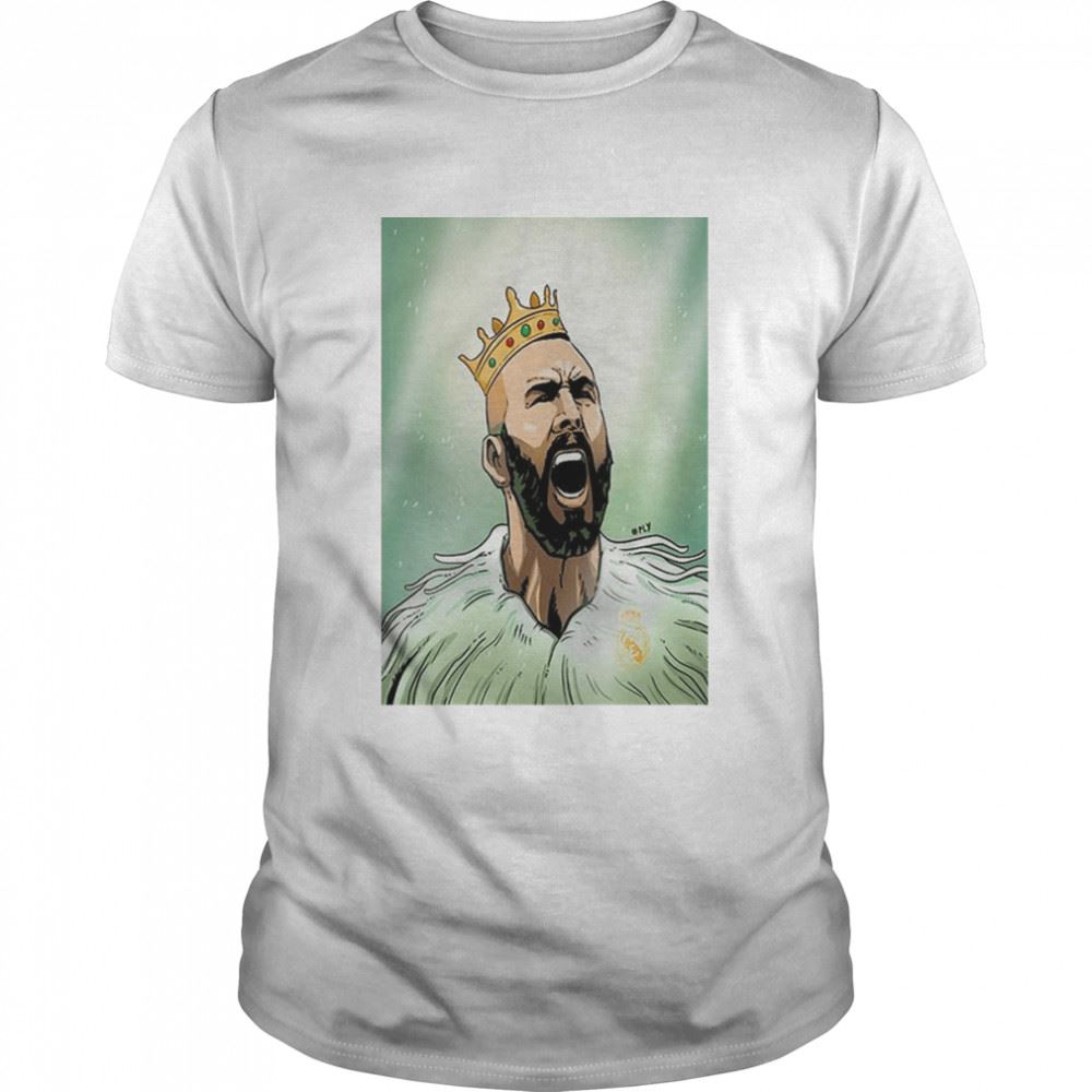 High Quality Karim Benzema Is King Uefa Champions League 2022 T-shirt 