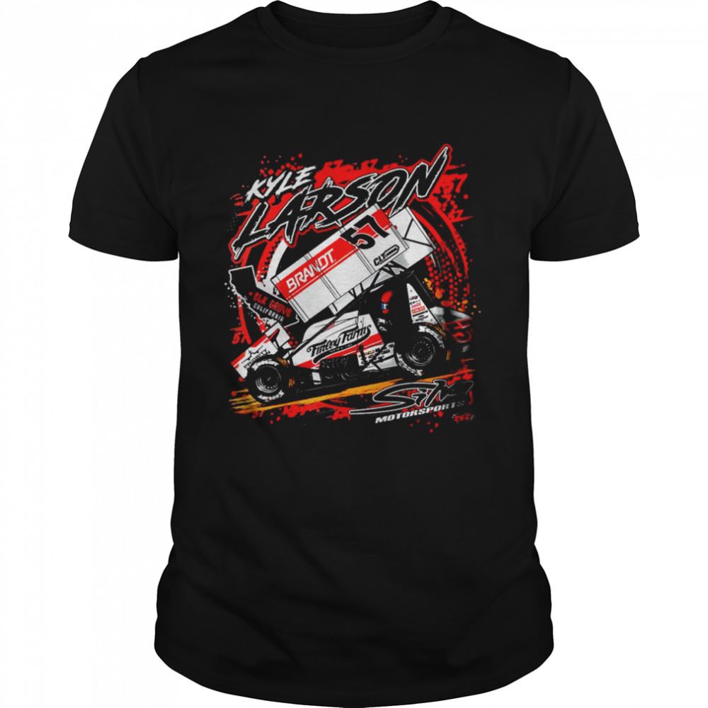 Attractive Kyle Larson 57 Motorsports Shirt 