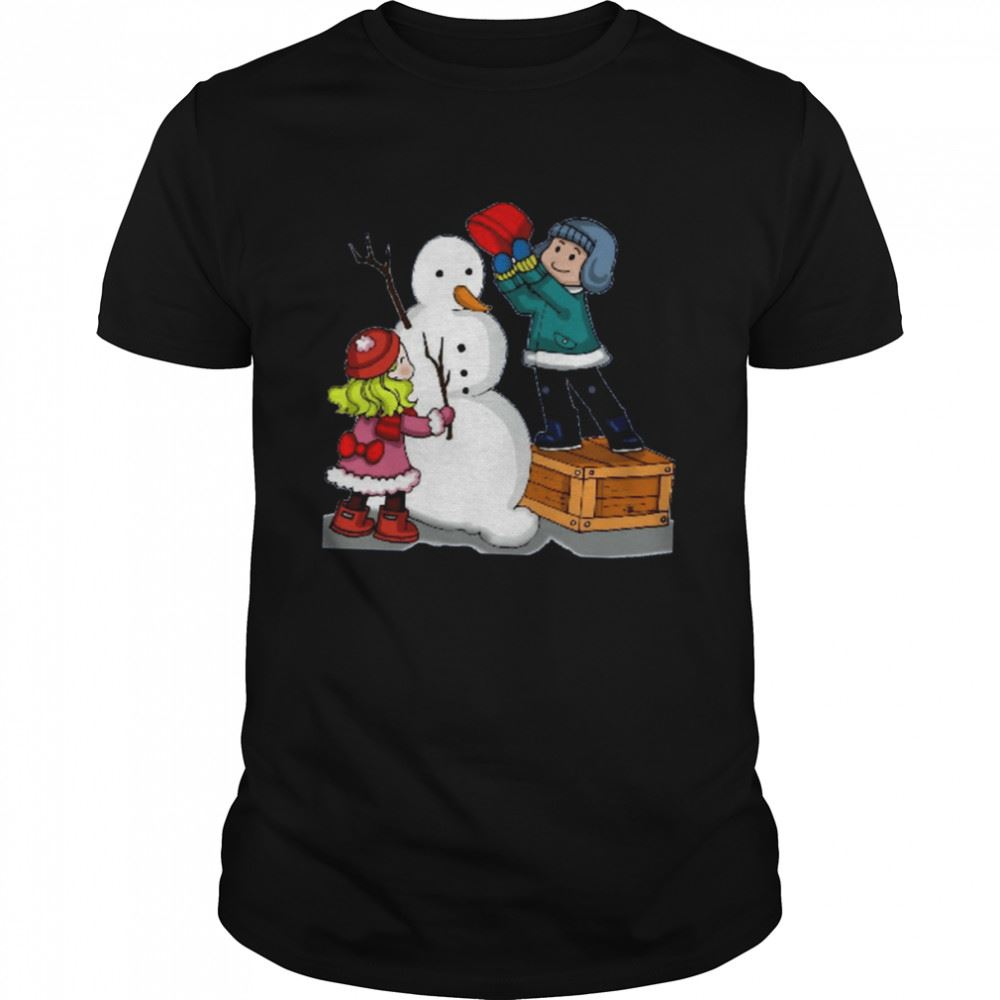 Limited Editon Making Snowman Christmas Shirt 