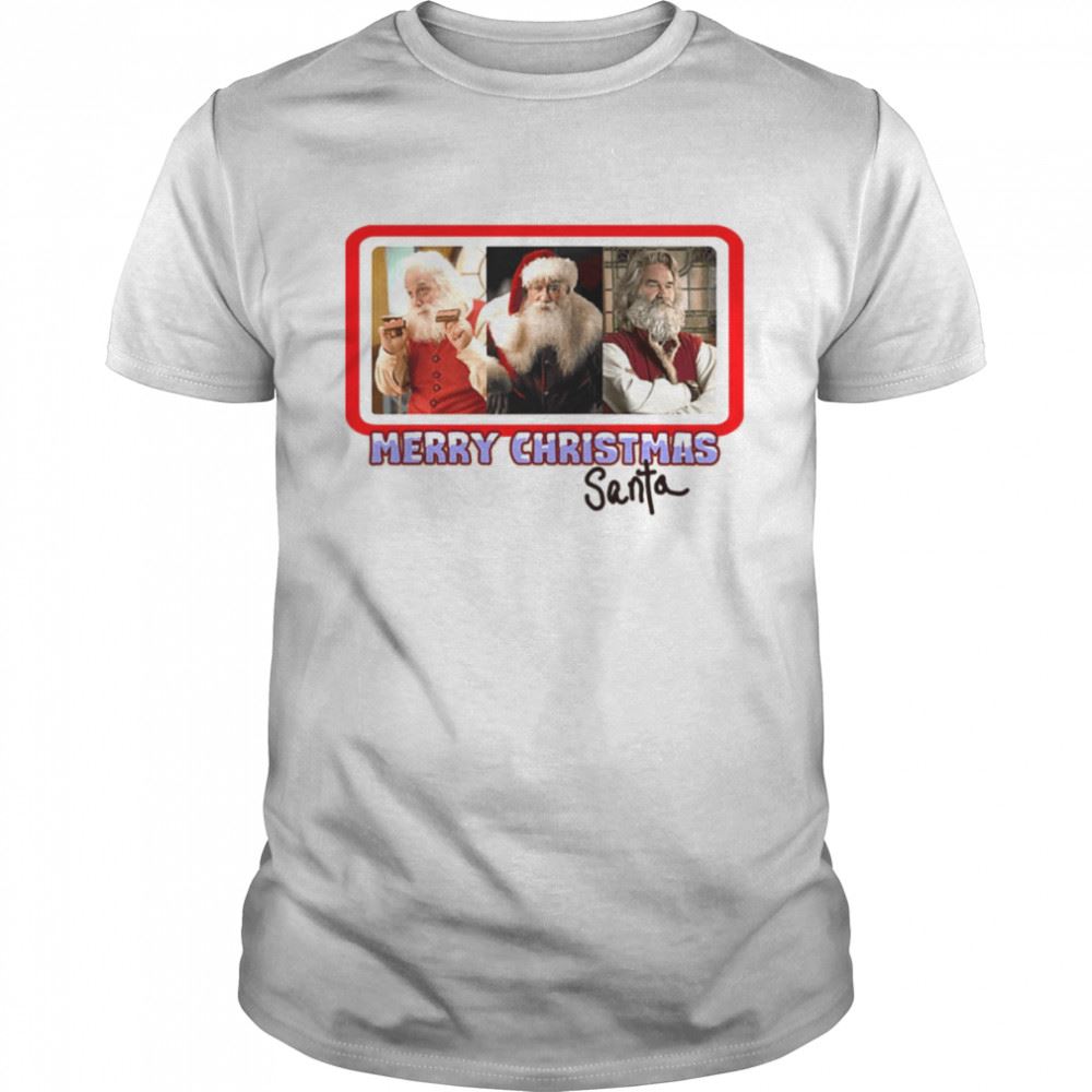 Interesting Merry Christmas From Your Favorite Movie Santa Claus Shirt 