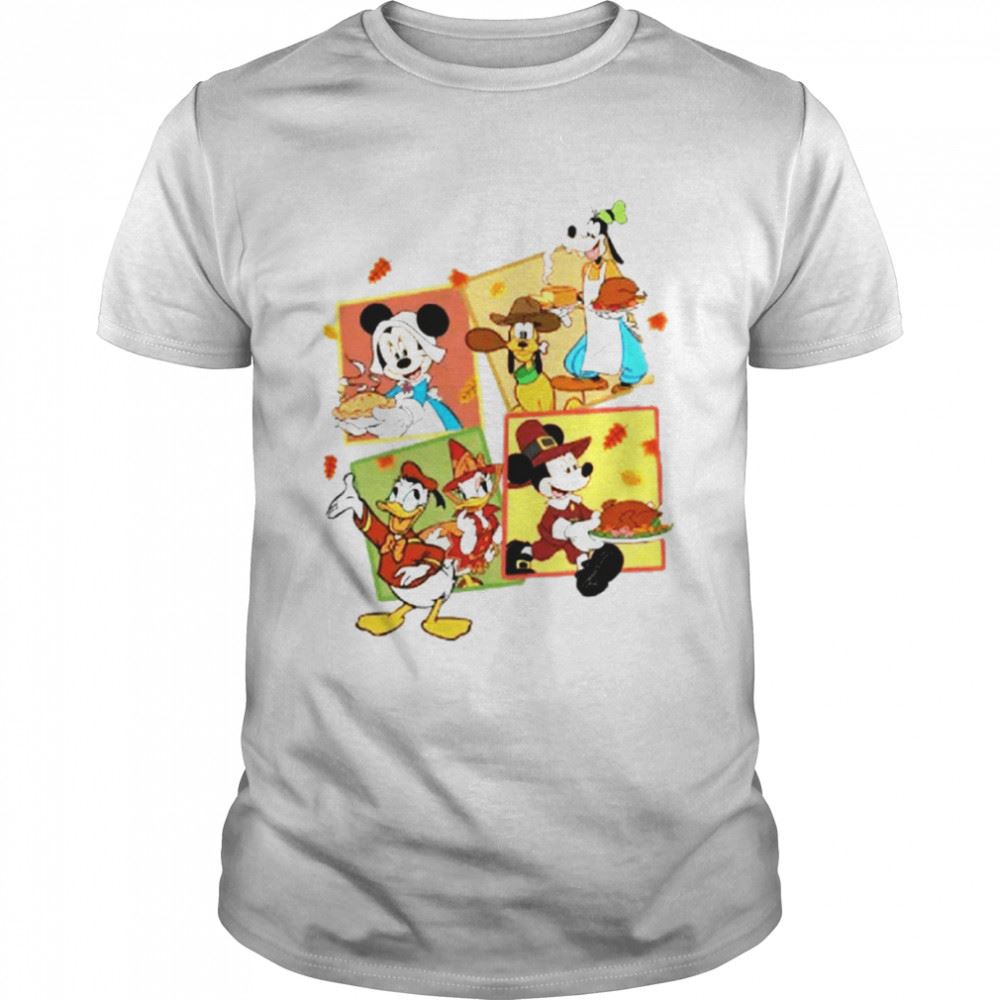 Interesting Mickey Mouse Thanksgiving T-shirt 