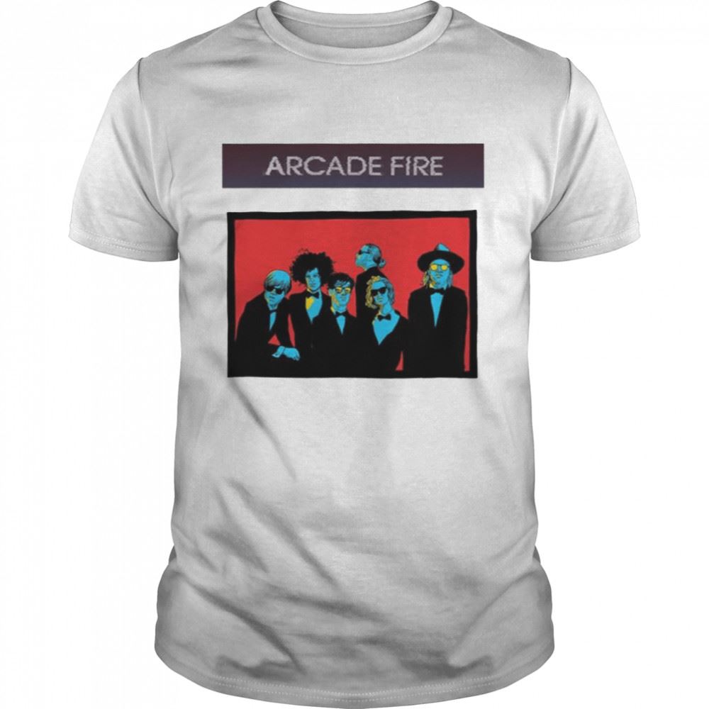 Happy Music Design Arcade Fire 2017 Toon Shirt 