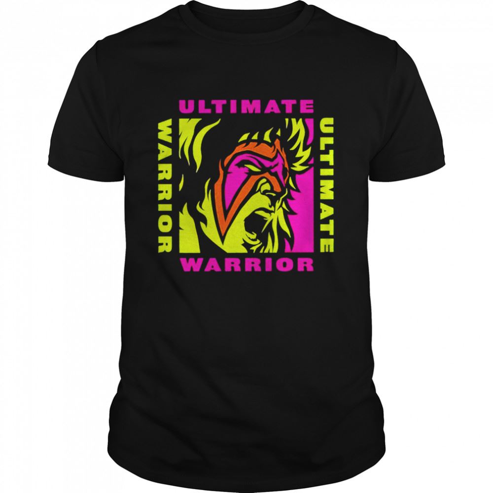 Great Neon Ultimate Warrior Shirt 