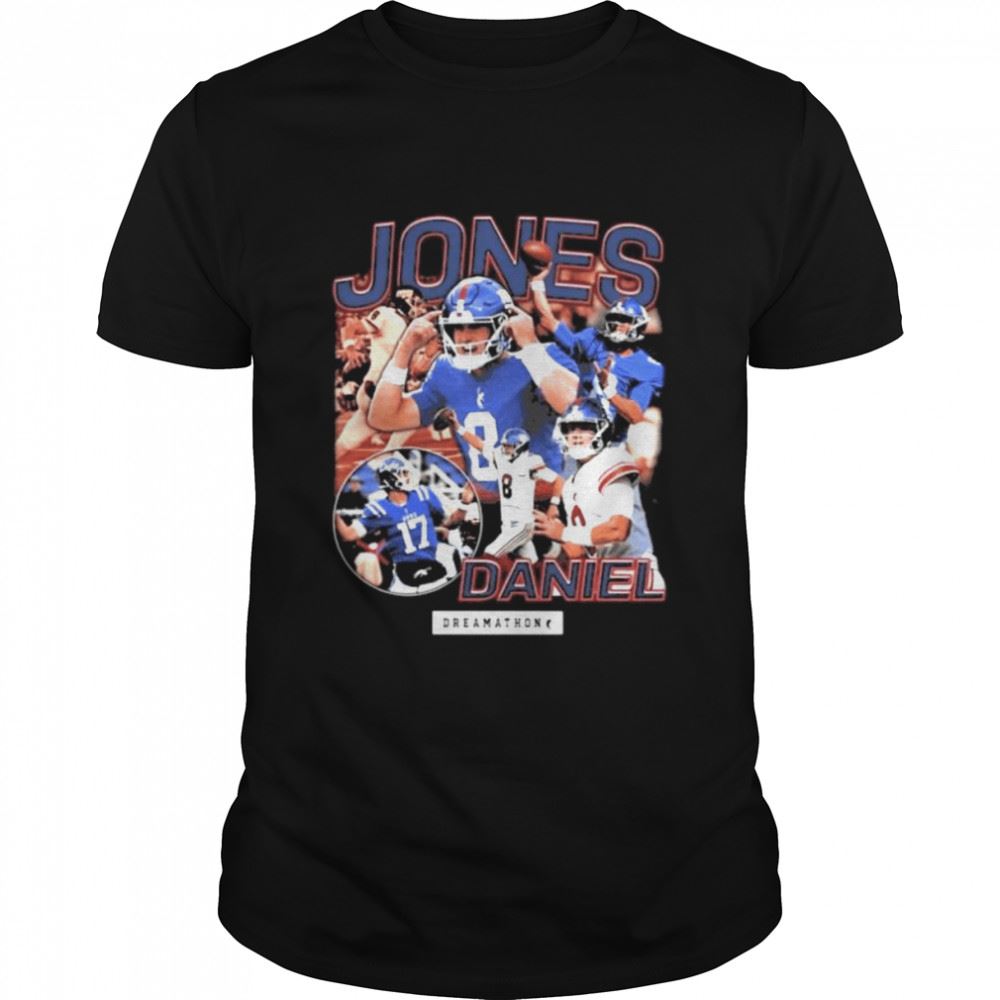 Limited Editon New York Giants Jones Daniel Dreamathon 2022 Shirt 