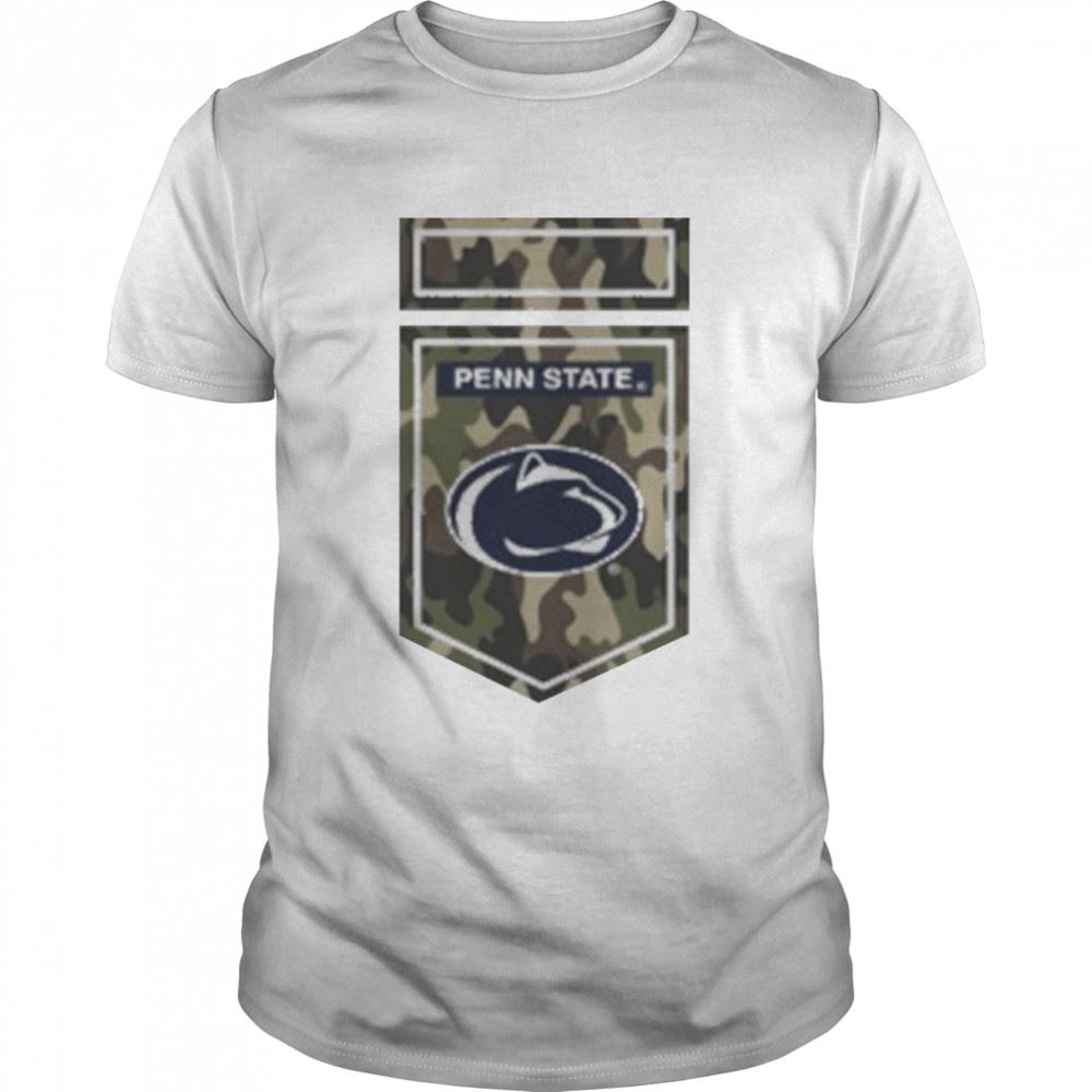 Amazing Nfl Penn State Nittany Lions Veterans Camo Shirt 