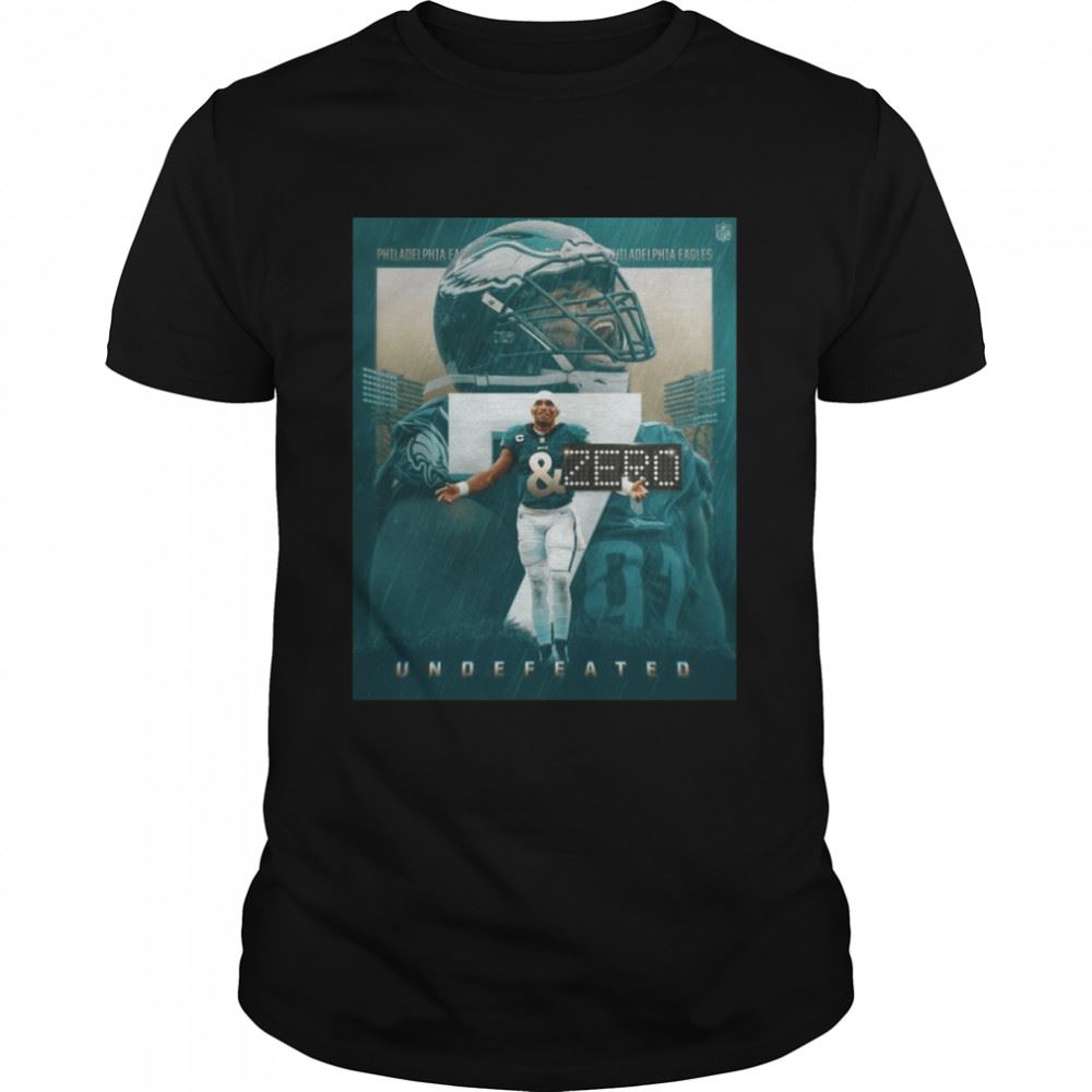 Attractive Philadelphia Eagles Undefeated Shirt 