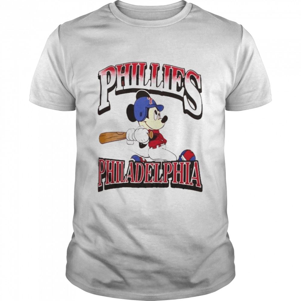 Best Philadelphia Phillies Disney Mickey Mouse Baseball 2022 Shirt 