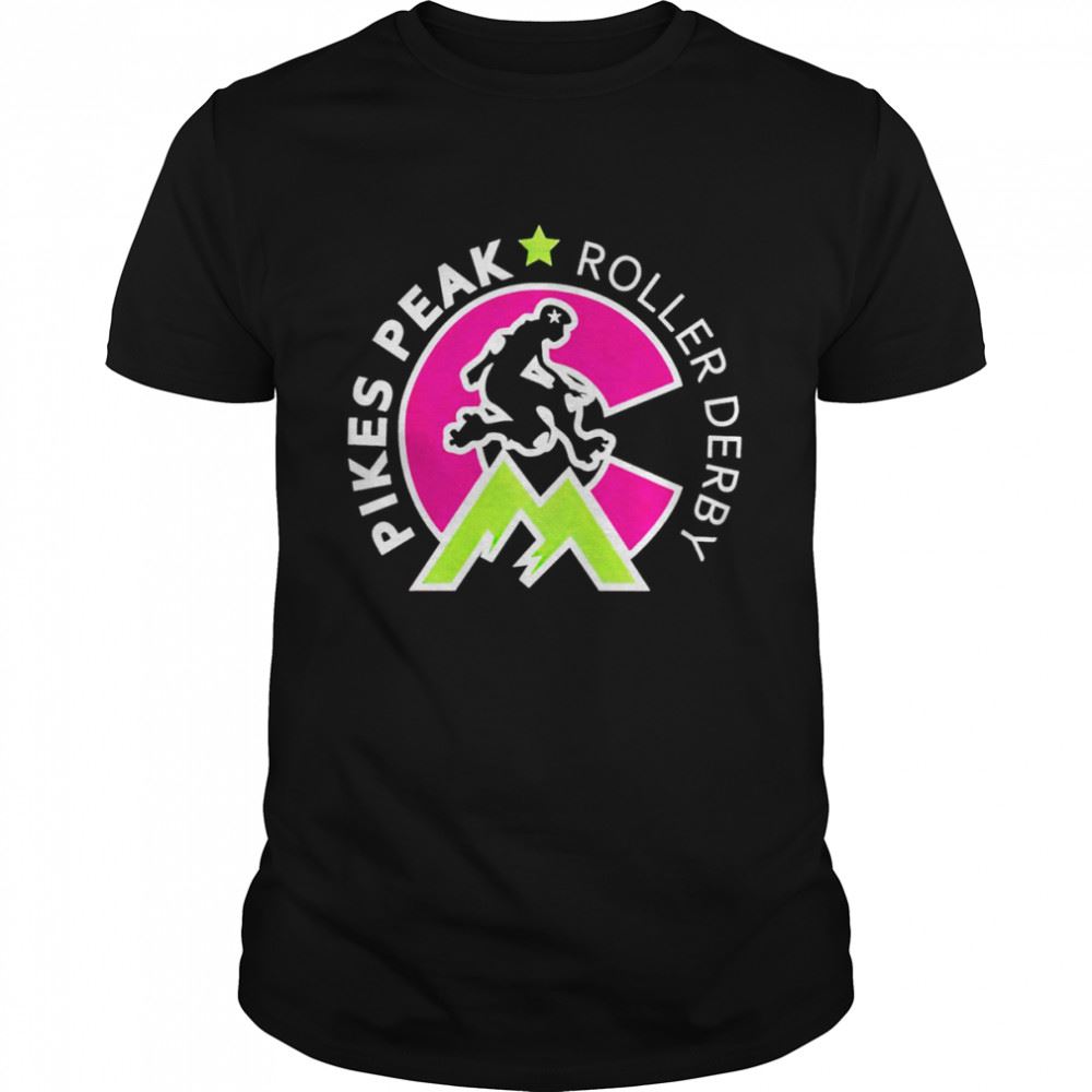 Attractive Pikes Peak Roller Derby Shirt 