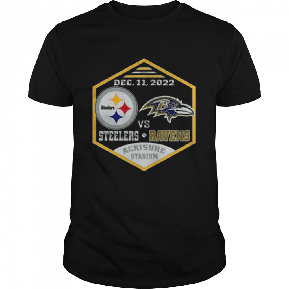 Gifts Pittsburgh Steelers Vs Baltimore Ravens Dec 11 2022 Acrisure Stadium Shirt 