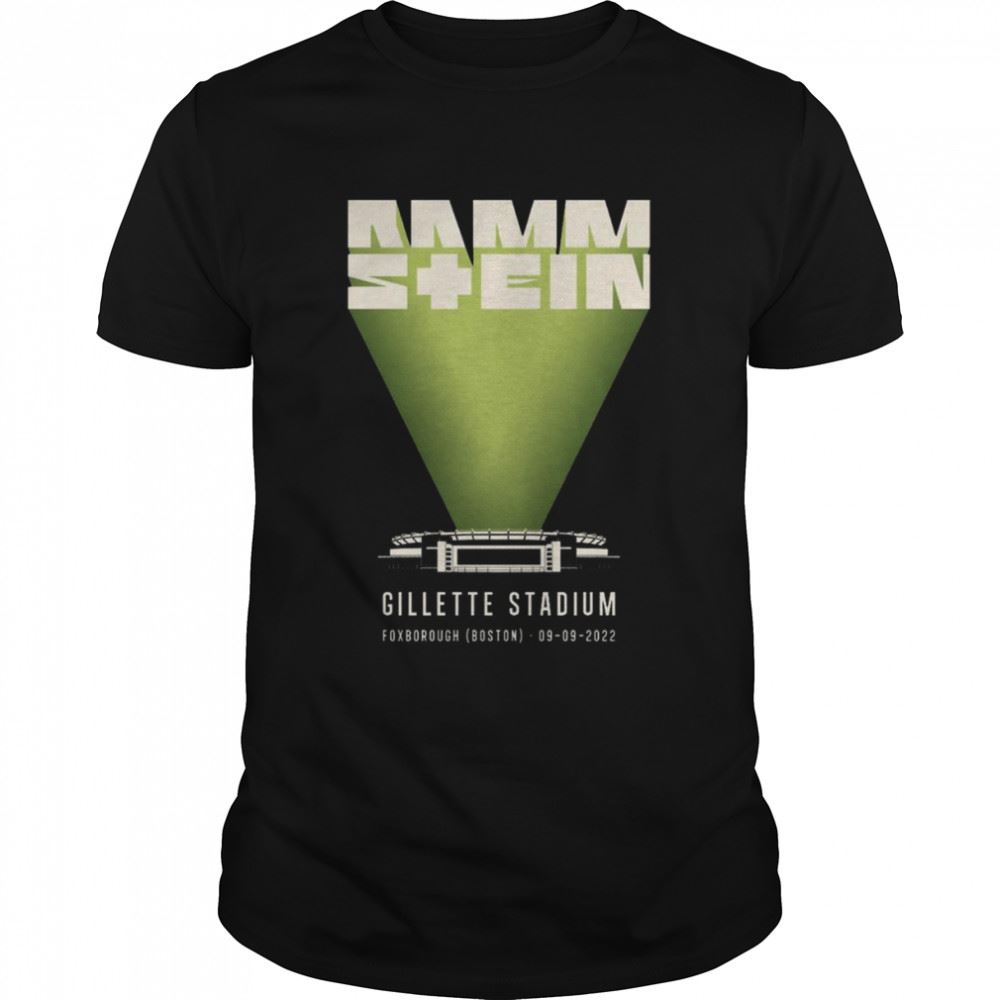 Best Rammstein Gillette Stadium Foxborough Boston 2022 Tour Shirt 