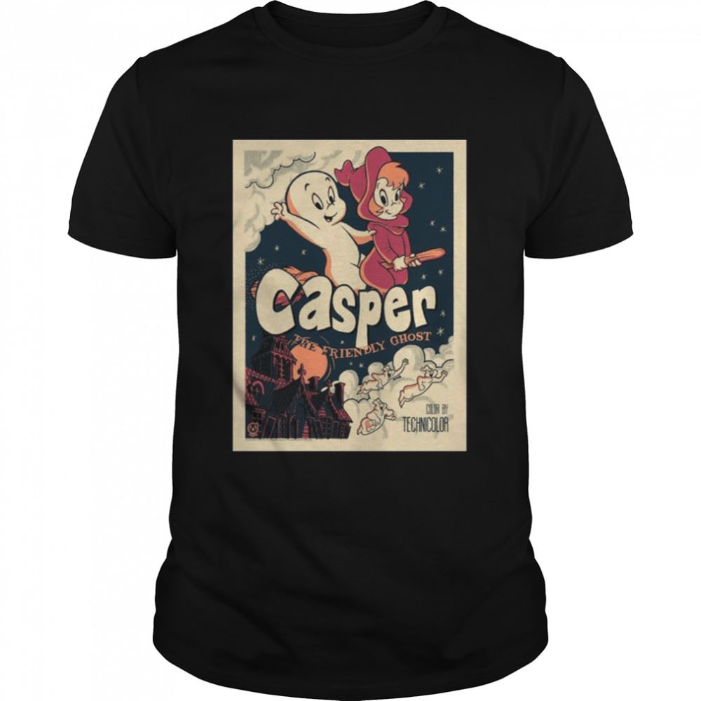 Interesting Retro Art The Ghost Casper Cute Boy Shirt 