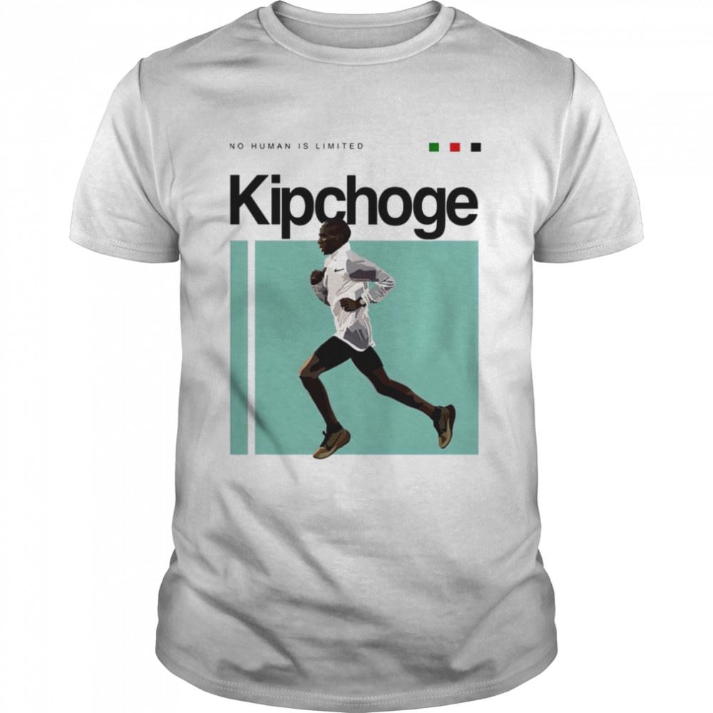 Gifts Saying Marathon Kipchoge No Human Is Shirt 