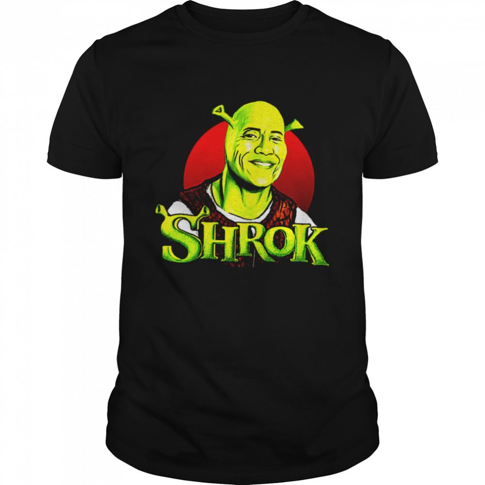 Limited Editon Shrok Funny Costum For Halloween The Rock Shirt 