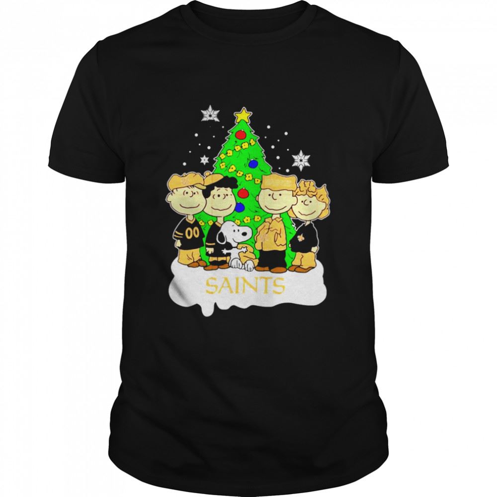 Great Snoopy The Peanuts New Orleans Saints Christmas 2022 Shirt 