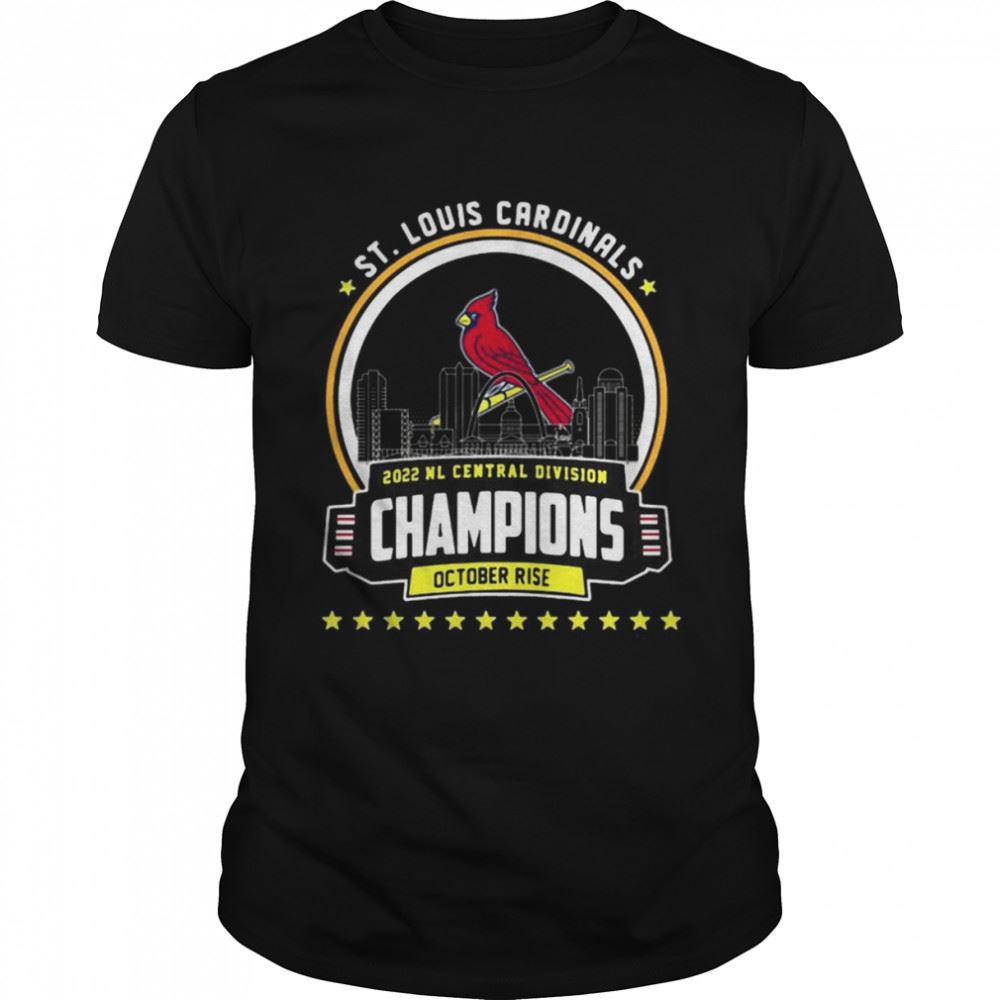 Best St Louis Cardinals 2022 Nl Central Division Champions October Rise Shirt 