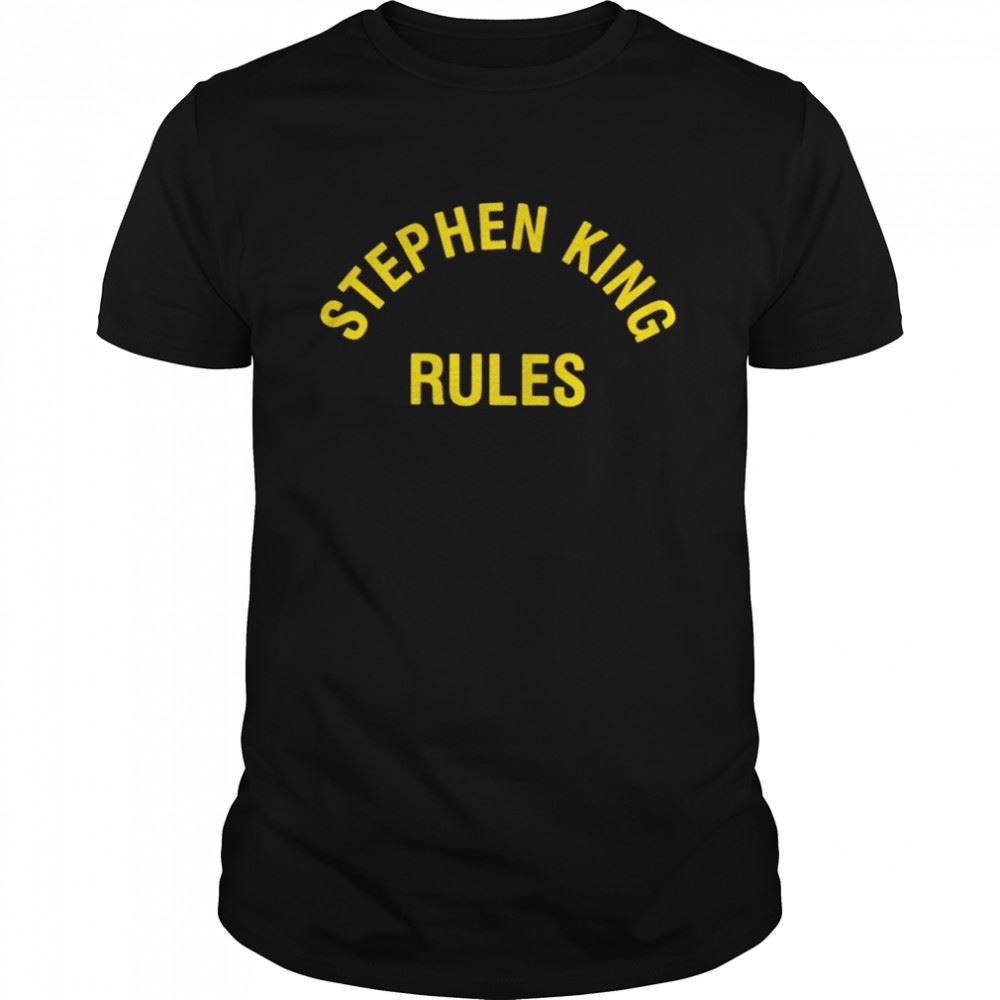 Promotions Stephen King Rules T-shirt 