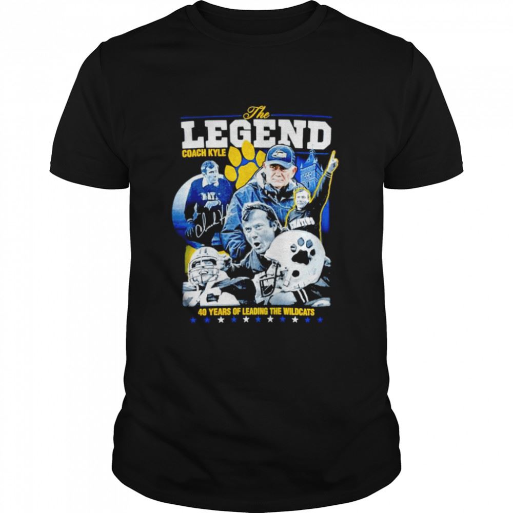 Amazing The Legend Kyle Chico 40 Years Of Leading The Wildcars Signature Shirt 