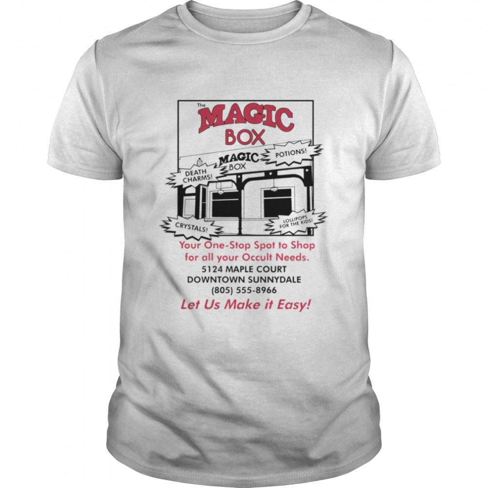 Limited Editon The Magic Box Sunnydale The Watcher Shirt 