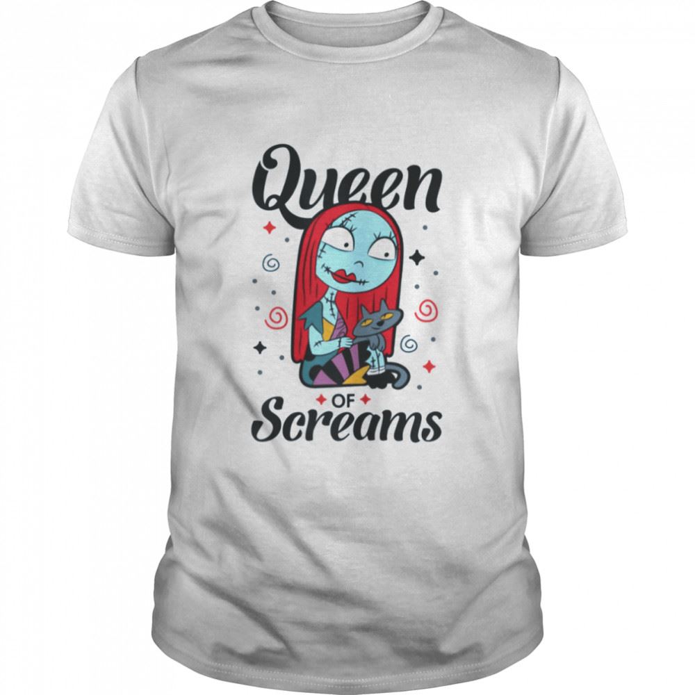 Interesting The Nightmare Before Sally Queen Of Screams Jack Skellington Disney Shirt 