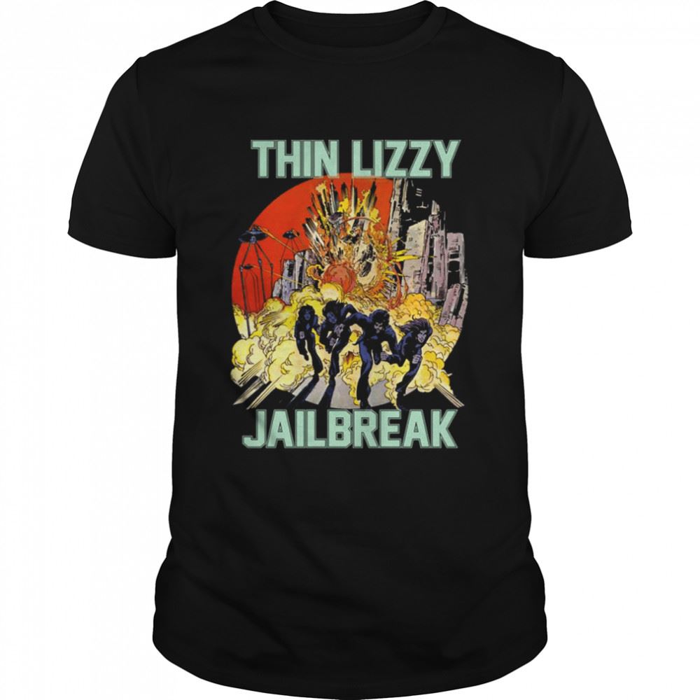 Gifts Thin Lizzy Jailbreak Explosion Vintage Shirt 