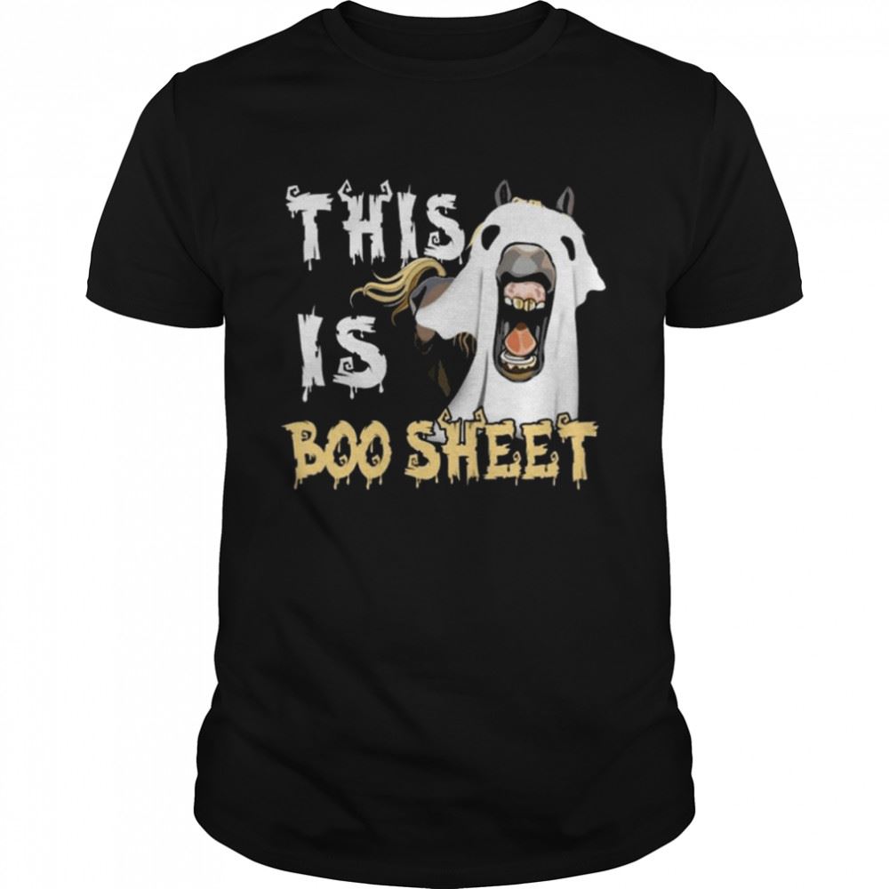 Amazing This Is Boo Sheet Horse Halloween 2022 Shirt 