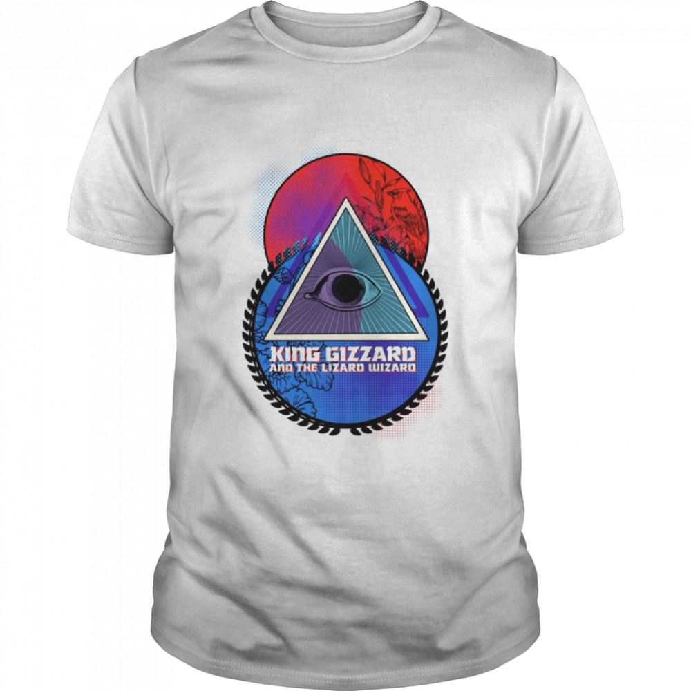 Awesome Triangle Eye Design King Gizzard And The Lizard Wizard Shirt 