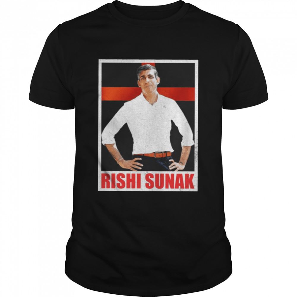 Gifts Uk Flag Minister Rishi Sunak Shirt 