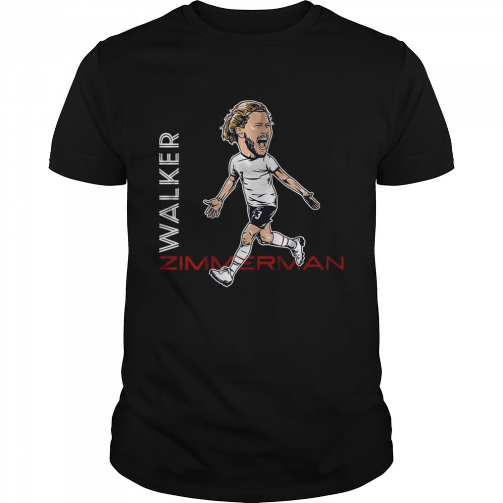 Interesting Us Soccer Walker Zimmerman Caricature Shirt 