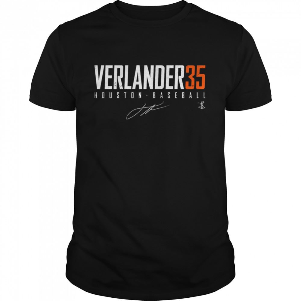 Interesting Verlander 35 Justin Verlander Elite Shirt 