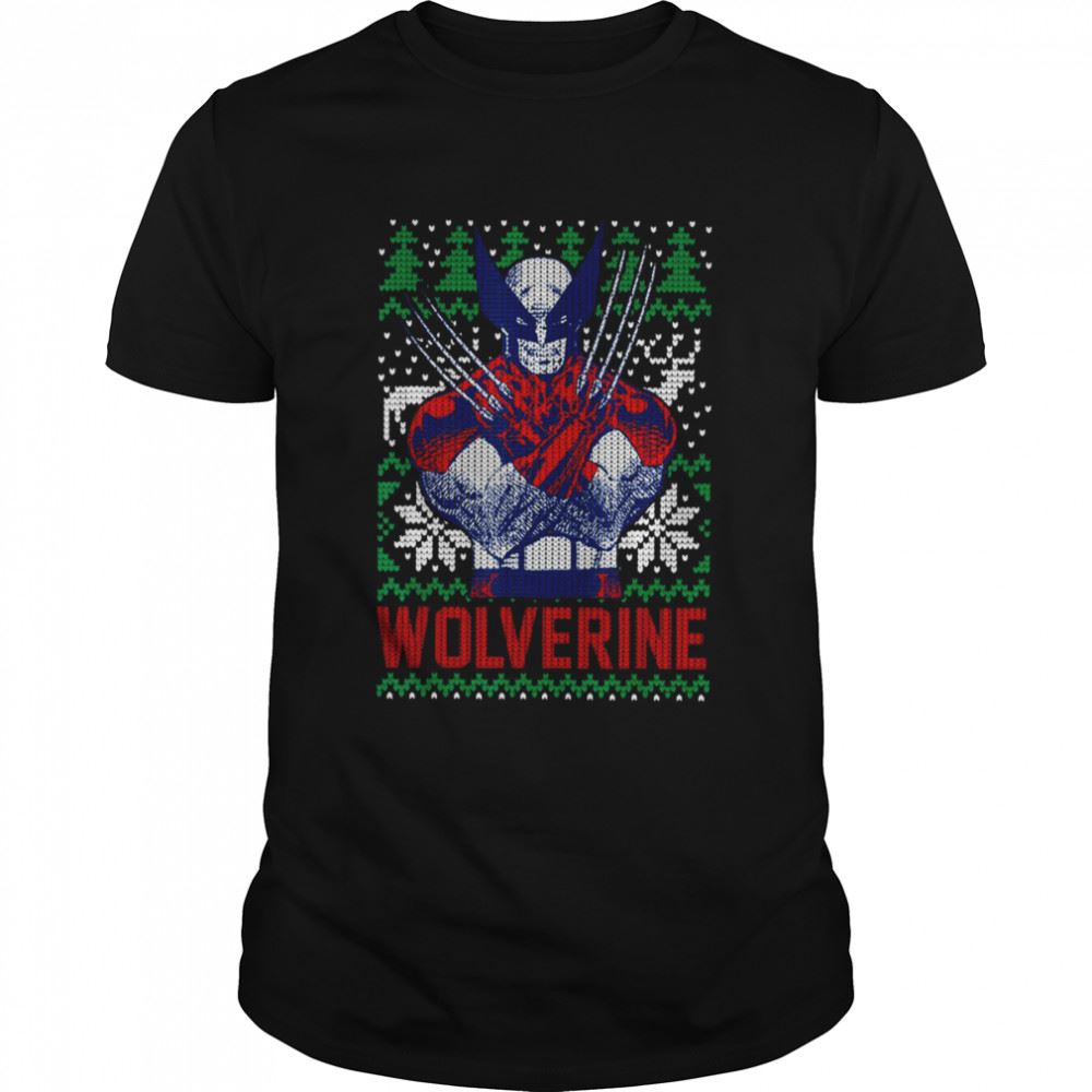 Special Wolverine Hugh Jackman Christmas Tree Ugly Shirt 