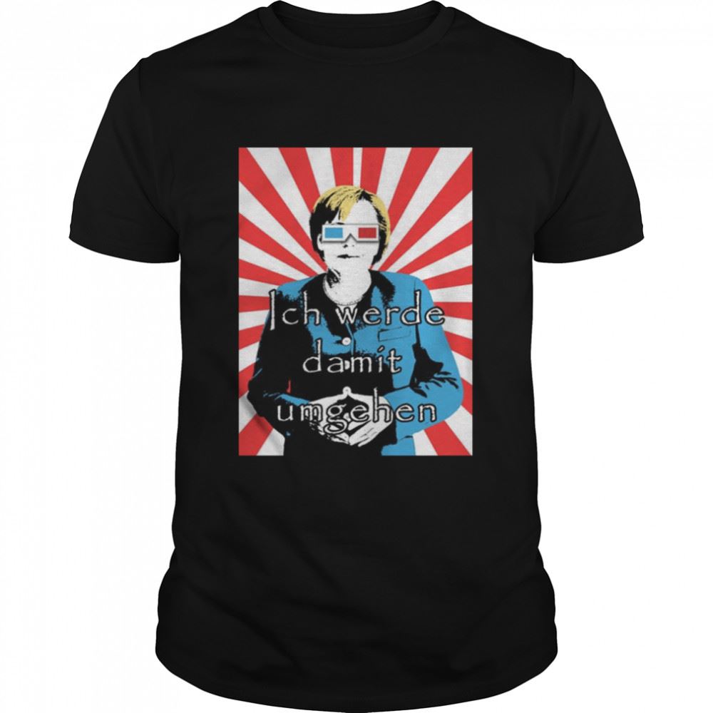 Attractive Angela Merkel German Political Shirt 